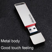 Lenovo Thinkplus TU100Pro USB3.1 Solid State Flash Drive High Capacity Metal USB Memory Disk, Size: 512G(Gray)