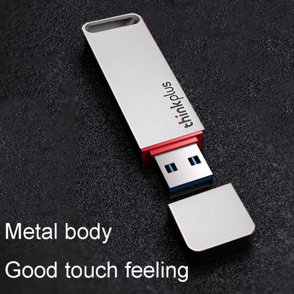 Lenovo Thinkplus TU100Pro USB3.1 Solid State Flash Drive High Capacity Metal USB Memory Disk, Size: 512G(Gray)