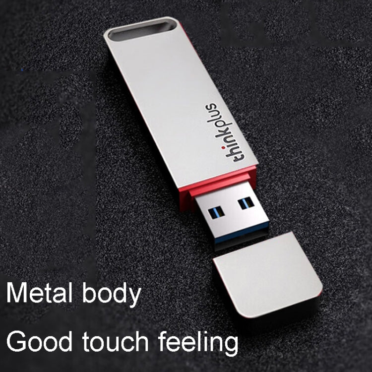 Lenovo Thinkplus TU100Pro USB3.1 Solid State Flash Drive High Capacity Metal USB Memory Disk, Size: 512G(Gray)