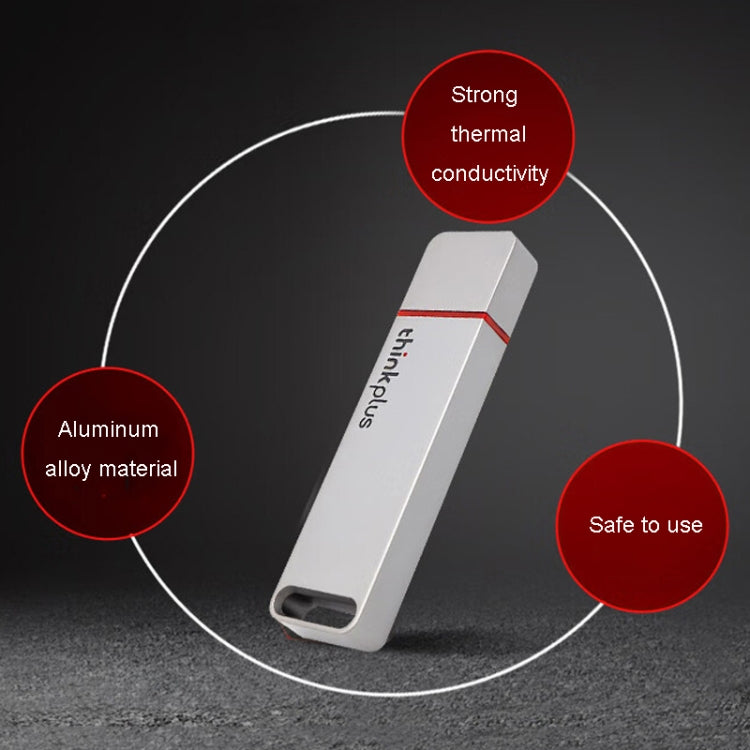 Lenovo Thinkplus TU100Pro USB3.1 Solid State Flash Drive High Capacity Metal USB Memory Disk, Size: 512G(Gray) - free shipping - PMC Jewellery - Order now!