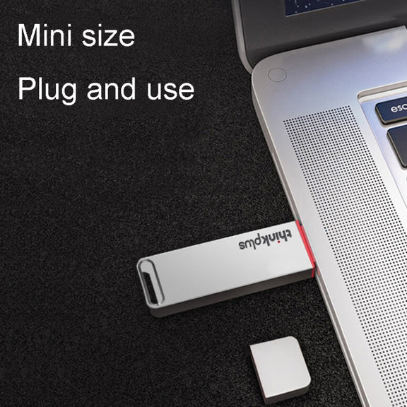 Lenovo Thinkplus TU100Pro USB3.1 Solid State Flash Drive High Capacity Metal USB Memory Disk, Size: 512G(Gray)