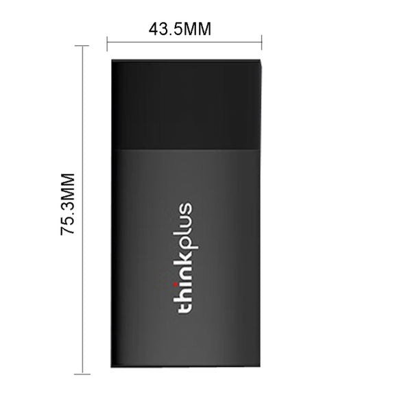 Lenovo Thinkplus US202 USB3.1 Compact And Portable Mobile Solid State Drive, Capacity: 2T