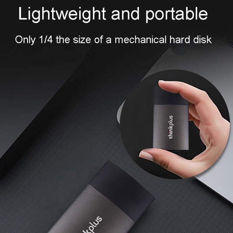 Lenovo Thinkplus US202 USB3.1 Compact And Portable Mobile Solid State Drive, Capacity: 512G