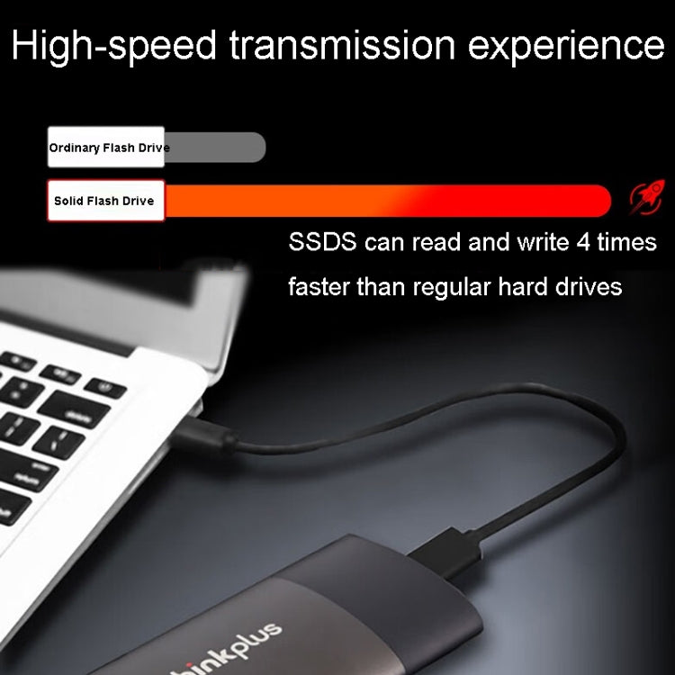 Lenovo Thinkplus US202 USB3.1 Compact And Portable Mobile Solid State Drive, Capacity: 2T