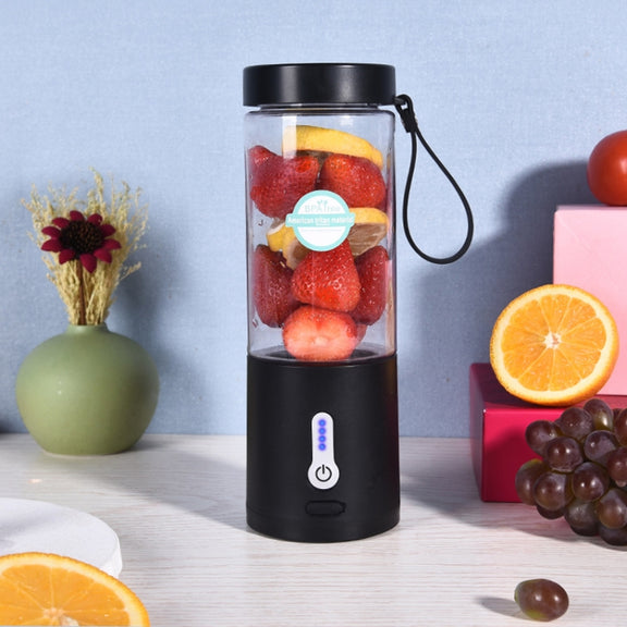 Portable Multifunctional USB Rechargeable Juice Extractor Cup Mini Electrical Juicer(Blue)