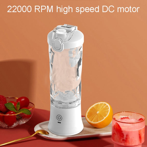 Portable Multifunctional USB Charging Juice Cup Mini Electrical Blender(Pink)