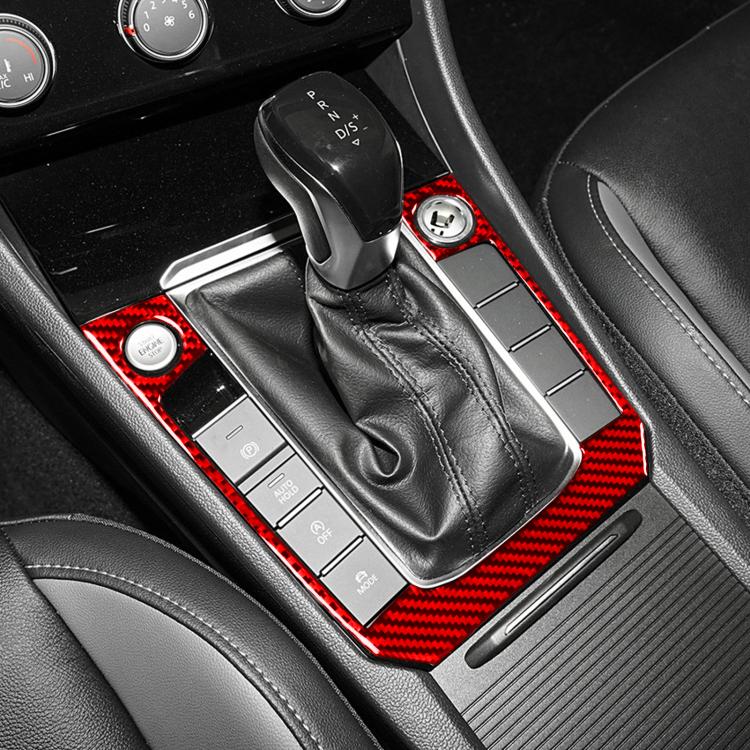 For Volkswagen Sagitar 2019-2023 B Model Left-Hand Drive Gear Panel Sticker(Red) - Car Interior Mouldings by PMc TechLife | Online Shopping South Africa | PMc TechLife | Buy Now Pay Later Mobicred