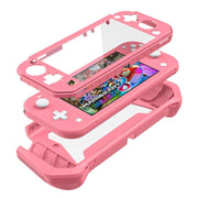 For Nintendo Switch Lite Full Cover Protective Shell TPU Console Case(Gray)