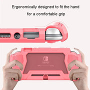 For Nintendo Switch Lite Full Cover Protective Shell TPU Console Case(Gray)