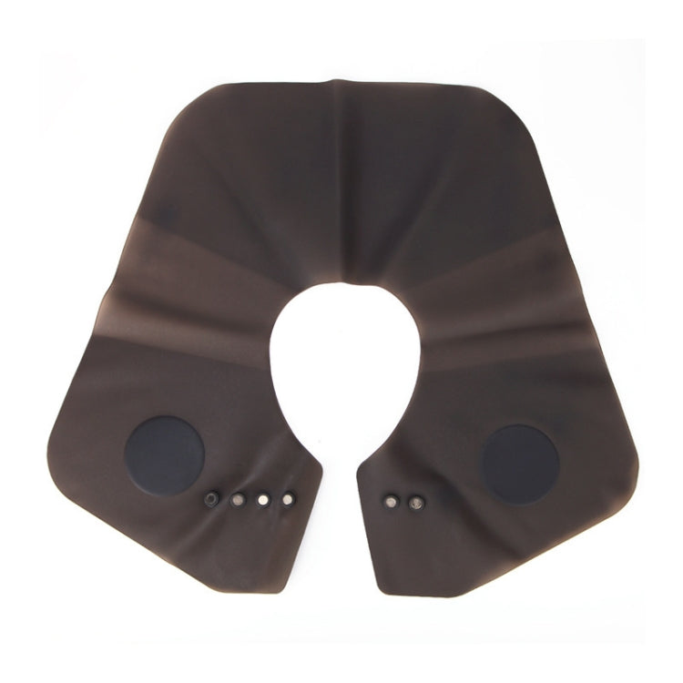 Hair Cutting Adjustable Shawl Capes Silicone Hairdressing Pad Neck Wrap Guard for Salon, Spec: Large Gray - free shipping - PMC TechLife - Order now!