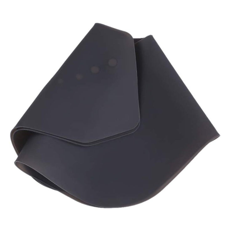 Hair Cutting Adjustable Shawl Capes Silicone Hairdressing Pad Neck Wrap Guard for Salon, Spec: Large Gray - free shipping - PMC TechLife - Order now!