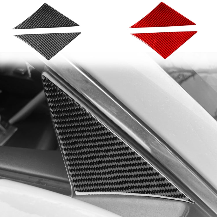 For Jaguar F-TYPE 2013+ Universal A-Pillar Sticker For Left And Right Drive(Red)