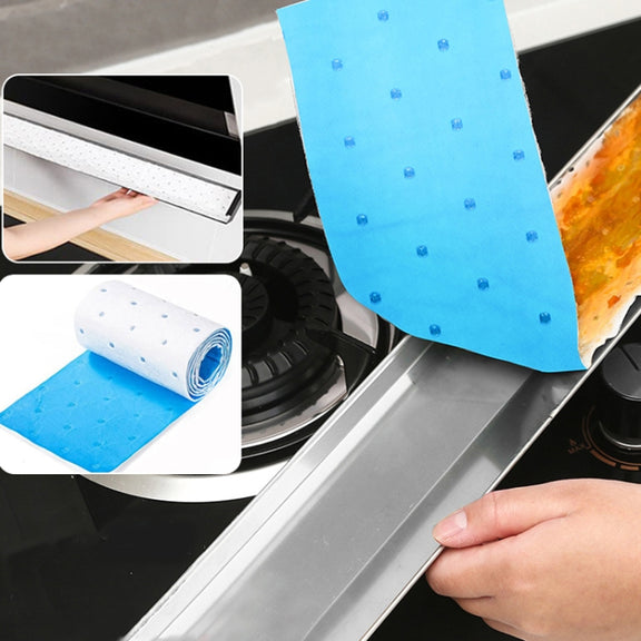 10pcs /Pack Disposable Oil Groove Suction Paper for Cooker Hoods, Spec: 7x90cm Regular