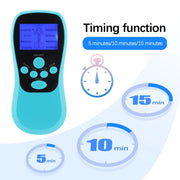 Multifunctional Low Frequency Pulse Meridian Physiotherapy Massage Instrument, Color: White Upgrade