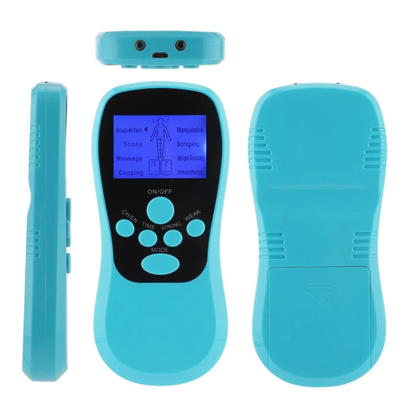 Multifunctional Low Frequency Pulse Meridian Physiotherapy Massage Instrument, Color: White Standard