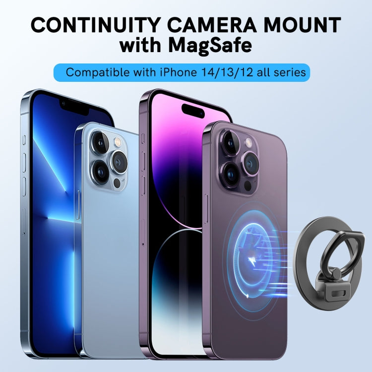 AhaStyle DD02 Magnetic MagSafe Zinc Alloy Cell Phone Expansion Stand For IPhone 12/13/14/15 Series(Black) - free shipping - PMC Jewellery - Order now!