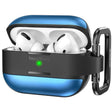 AhaStyle WG75-PRO For AirPods Pro Split TPU+Aluminum Alloy Combination Protective Cover(Blue) - free shipping - PMC Jewellery - Order now!