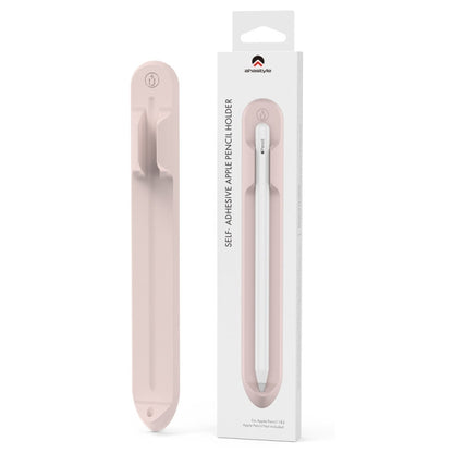 AhaStyle PT112 For Apple Pencil 1 / 2 Handwritten Pen Silicone Storage Groove Magnetic Silicone Pen Holder(Blue) - free shipping - PMC Jewellery - Order now!