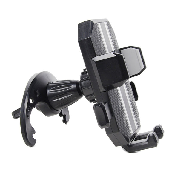 Knob Type Car Air Conditioner Air Outlet Navigation Mobile Phone Holder(Grey)