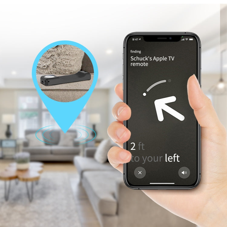 For Apple TV HD / 4K+AirTag AhaStyle PT157 Remote Control Tracker 2 In 1 Silicone Protective Cover(Pink) - Remote Control Covers by AhaStyle | Online Shopping South Africa | PMC TechLife | Buy Now Pay Later Mobicred