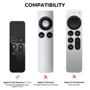 For Apple TV HD / 4K+AirTag AhaStyle PT175 Remote Control Tracker 2 In 1 Silicone Protective Cover(Luminous Green)