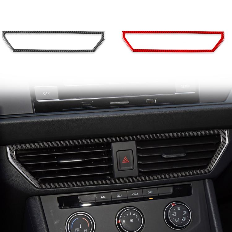 For Volkswagen Sagitar 2019-2023 Left-hand Drive Central Control Air Outlet Sticker(Red) - Car Interior Mouldings by PMc TechLife | Online Shopping South Africa | PMc TechLife | Buy Now Pay Later Mobicred