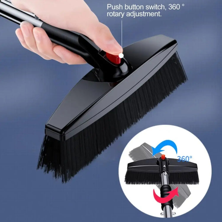 3-in-1 Car Snow Shovel Brush Kit Stainless Steel Retractable Ice Scraper(Silver) - Ice Scraper by PMC TechLife | Online Shopping South Africa | PMC TechLife | Buy Now Pay Later Mobicred