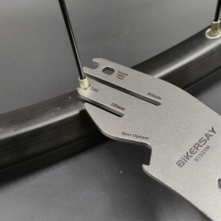 BIKERSAY BT039M 7 In 1 Bicycle Disc Brake Piece Correction Multifunction Wrench Repair Tools - Maintenance tools by BIKERSAY | Online Shopping South Africa | PMc TechLife | Buy Now Pay Later Mobicred