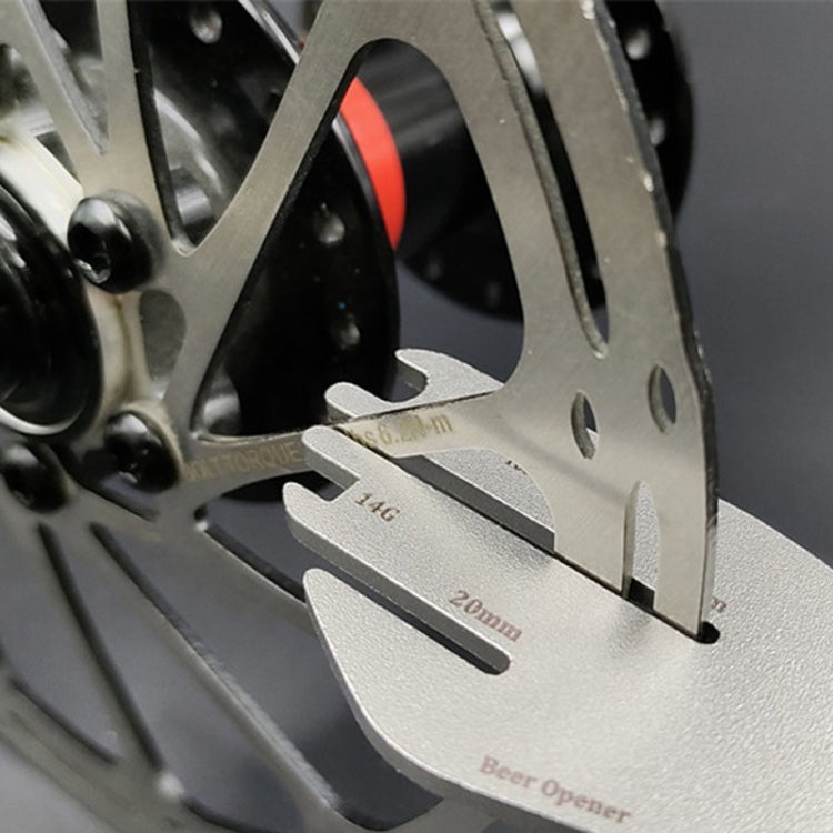 BIKERSAY BT039M 7 In 1 Bicycle Disc Brake Piece Correction Multifunction Wrench Repair Tools - Maintenance tools by BIKERSAY | Online Shopping South Africa | PMc TechLife | Buy Now Pay Later Mobicred