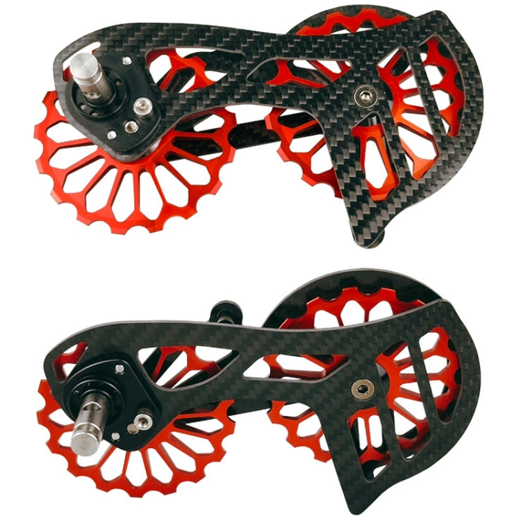 Carbon Fiber Guide Wheel For Road Bike Bicycle Bearing Rear Derailleur Guide Wheel Parts, Model Number: SD4 Black