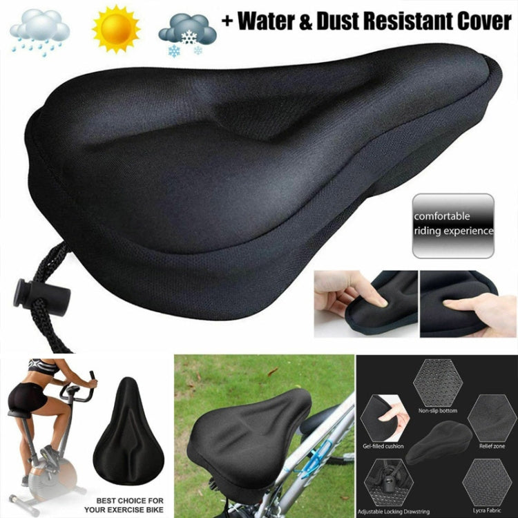 Bicycle Cushion Covers Cycling Gear Accessories, Color: Black - Bicycle Saddle by PMC TechLife | Online Shopping South Africa | PMC TechLife | Buy Now Pay Later Mobicred