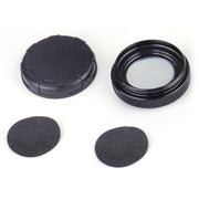 For AirTag Tracker Magnetic Protective Cover Anti-lost Hidden Shell Case(Black)