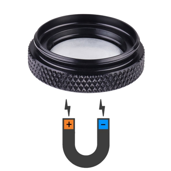 For AirTag Tracker Magnetic Protective Cover Anti-lost Hidden Shell Case(Black)