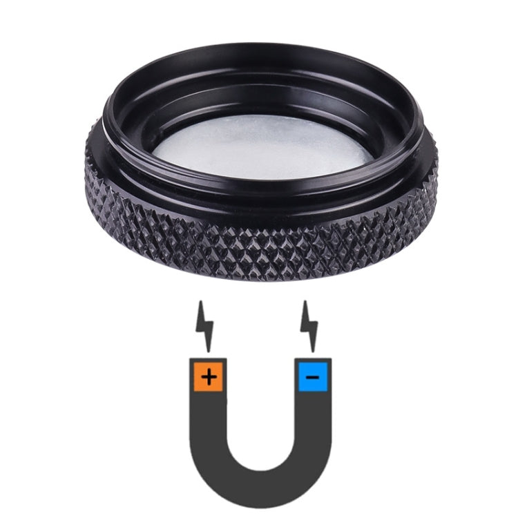 For AirTag Tracker Magnetic Protective Cover Anti-lost Hidden Shell Case(Black)