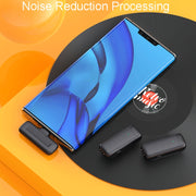 One To Two Outdoor Recording Lavalier Microphone Noise Canceling Wireless Mic For Live Streaming, Interface: 8 Pin
