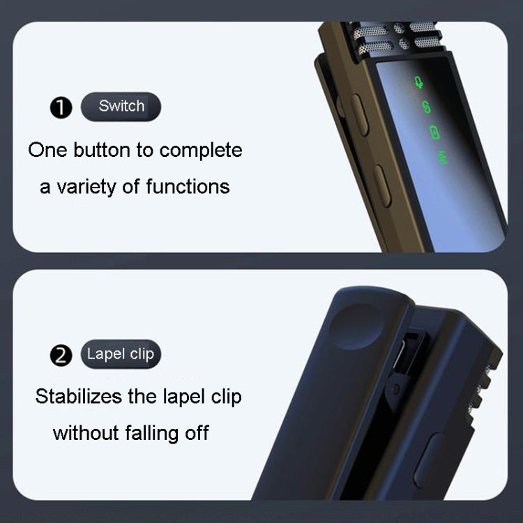 One To Two Outdoor Recording Lavalier Microphone Noise Canceling Wireless Mics, Interface: 8 Pin - Microphone by PMC TechLife | Online Shopping South Africa | PMC TechLife