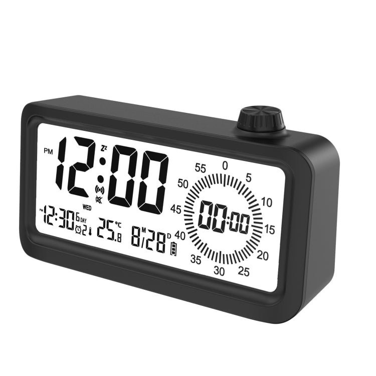 Visual Timer Alarm Clock Dual Display LCD Time Reminder(Black) - Alarm Clocks by PMc TechLife | Online Shopping South Africa | PMc TechLife | Buy Now Pay Later Mobicred