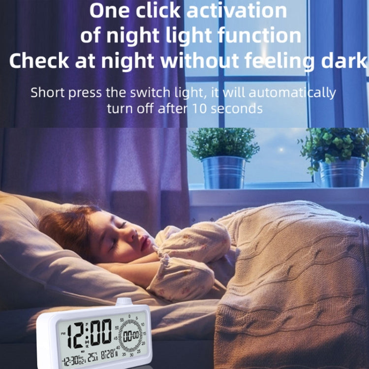 Visual Timer Alarm Clock Dual Display LCD Time Reminder(Black) - Alarm Clocks by PMc TechLife | Online Shopping South Africa | PMc TechLife | Buy Now Pay Later Mobicred