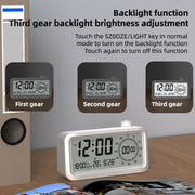 Visual Timer Alarm Clock Dual Display LCD Time Reminder(Pink)