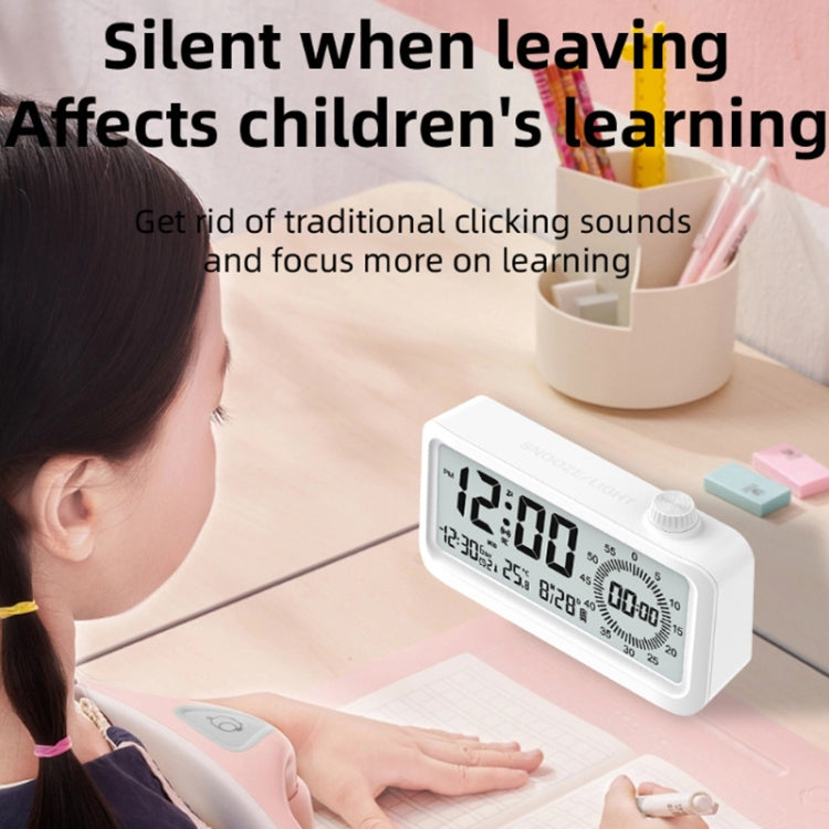 Visual Timer Alarm Clock Dual Display LCD Time Reminder(Black) - Alarm Clocks by PMc TechLife | Online Shopping South Africa | PMc TechLife | Buy Now Pay Later Mobicred