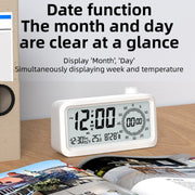 Visual Timer Alarm Clock Dual Display LCD Time Reminder(Pink)