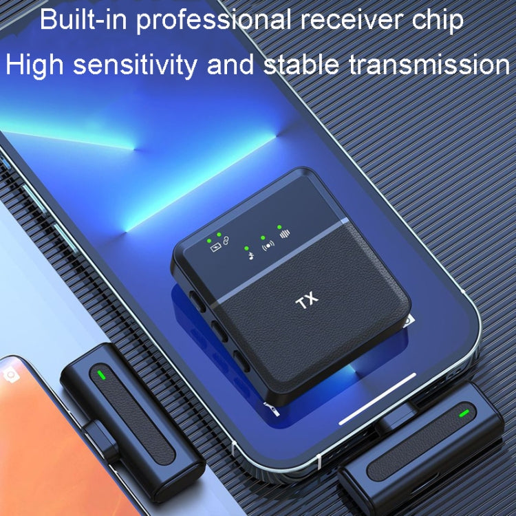 Wireless Lavalier Microphone One To One Live Recording Noise Canceling Mics, Interface: 8 Pin