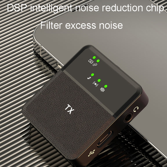 Wireless Lavalier Microphone One To One Live Recording Noise Canceling Mics, Interface: 8 Pin