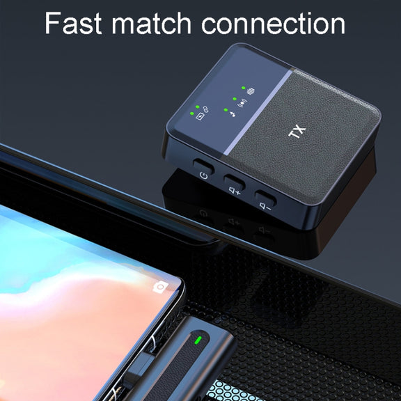Wireless Lavalier Microphone One To One Live Recording Noise Canceling Mics, Interface: 8 Pin