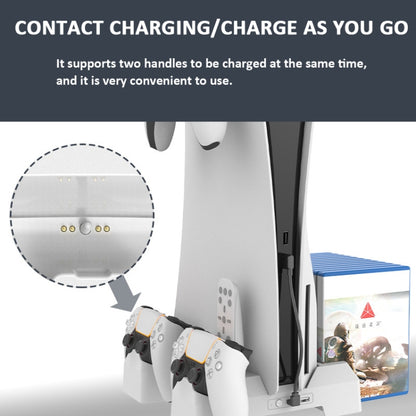 For PS5 iplay Dual-seat Charging and Cooling Base Bracket Storage Rack(Black) - free shipping - PMC Jewellery - Order now!
