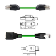 8m CAT6 Double Shielded Gigabit Industrial Cable Vibration-Resistant And Highly Flexible Drag Chain Cable