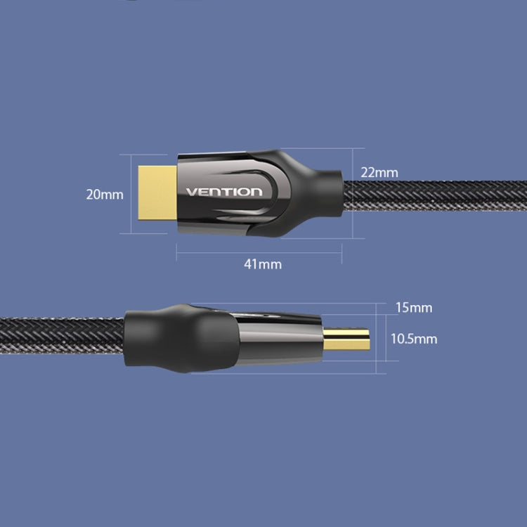 1m VenTion HDMI Round Cable Computer Monitor Signal Transmission Cable - free shipping - PMC TechLife - Order now!