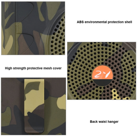 25W  Bluetooth Voice Amplifier Bird Hunting Speaker Supports USB/TF/FM 1000m Remote Control US Plug(Camouflage)