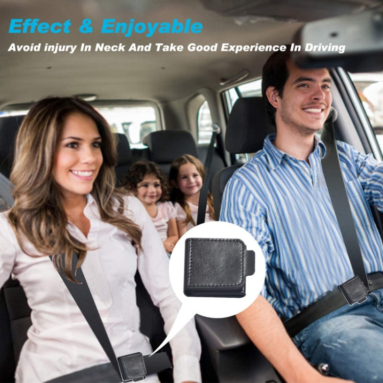 1pair Child and Adult Car Seat Belt Anti-strangle Adjuster(Black) - Seat Belts & Padding by PMC TechLife | Online Shopping South Africa | PMC TechLife | Buy Now Pay Later Mobicred