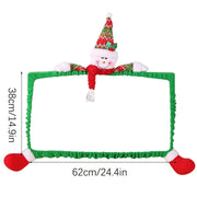F-W231 Snowman Model 3D Cartoon Dust Protection Computer Sleeve Christmas Decoration Supplies